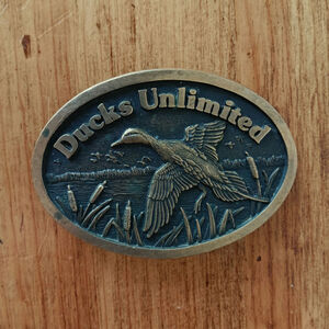 Ducks Unlimited LE Bronze Belt Buckle